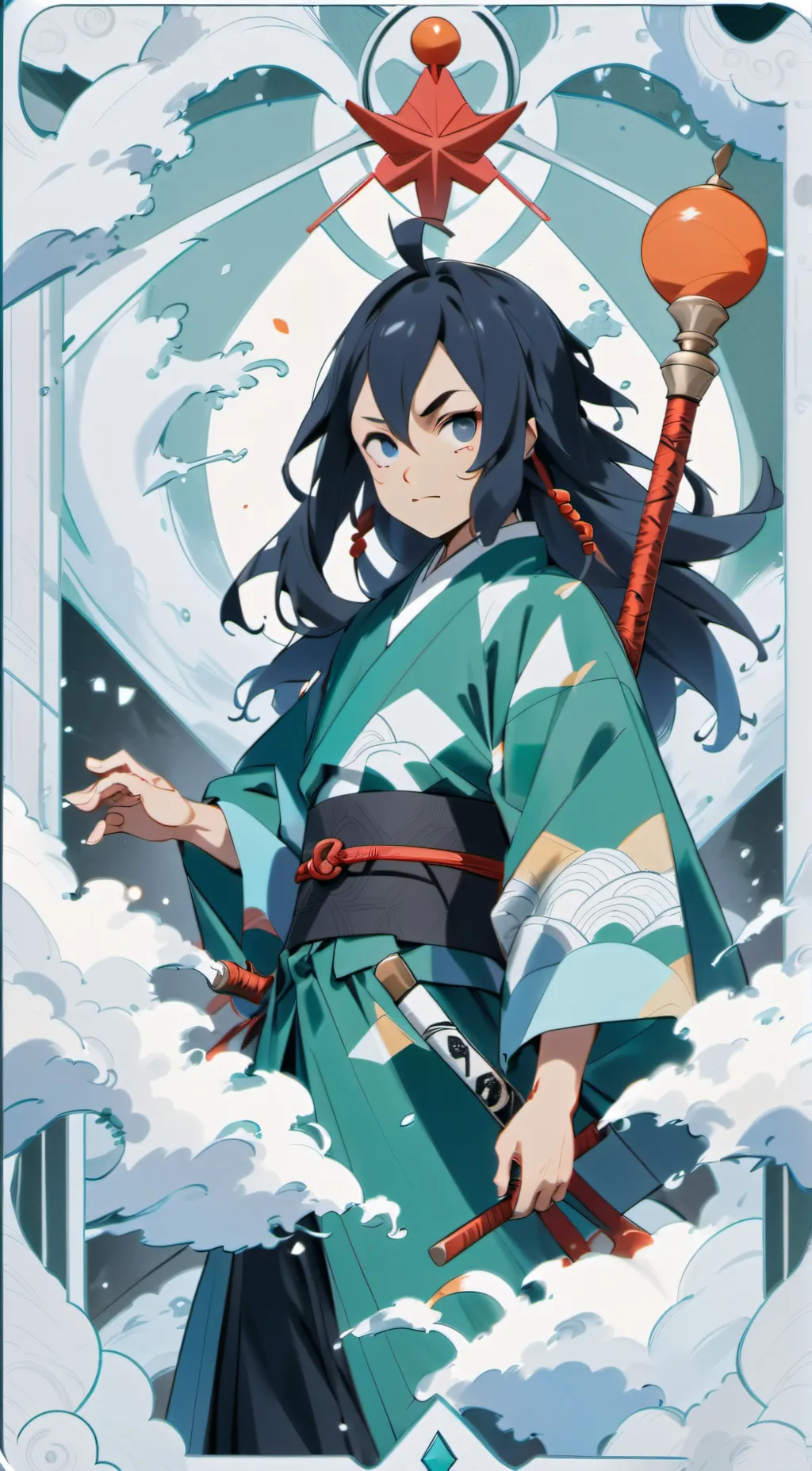 ai character: giyuu tomioka background