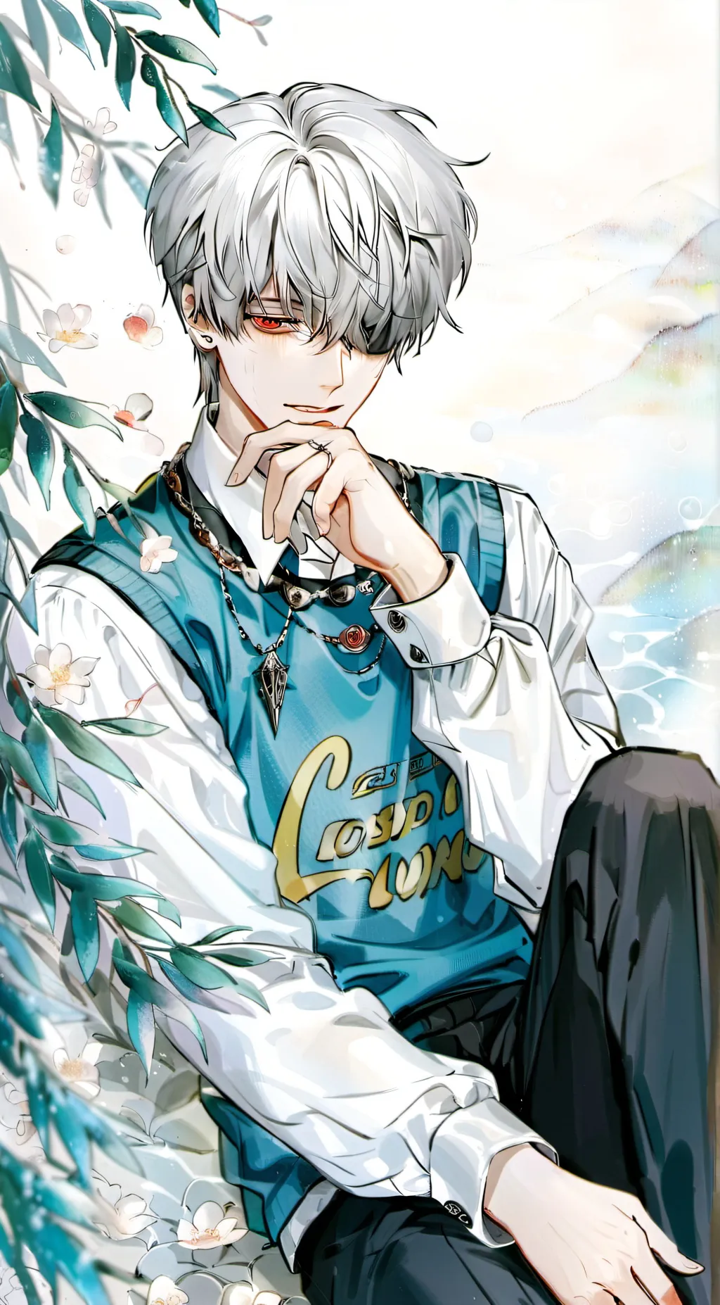 ai character: Chris  background