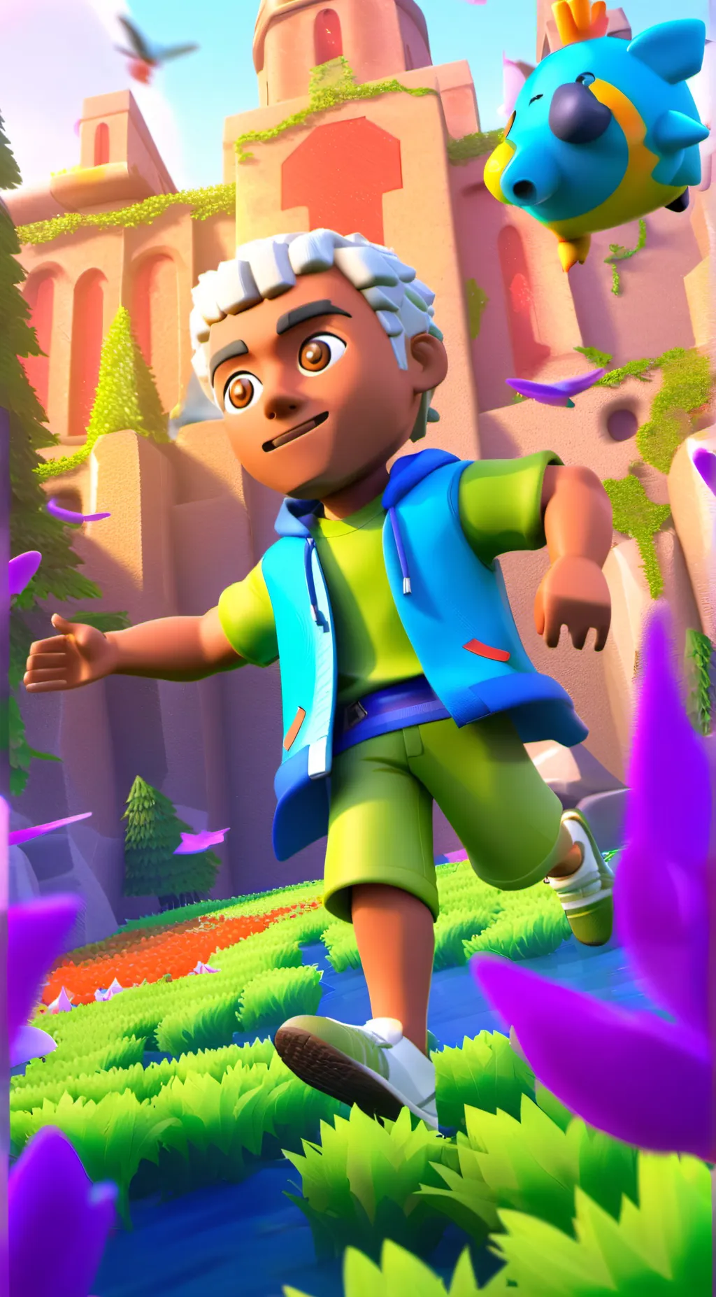 ai character: Boby background