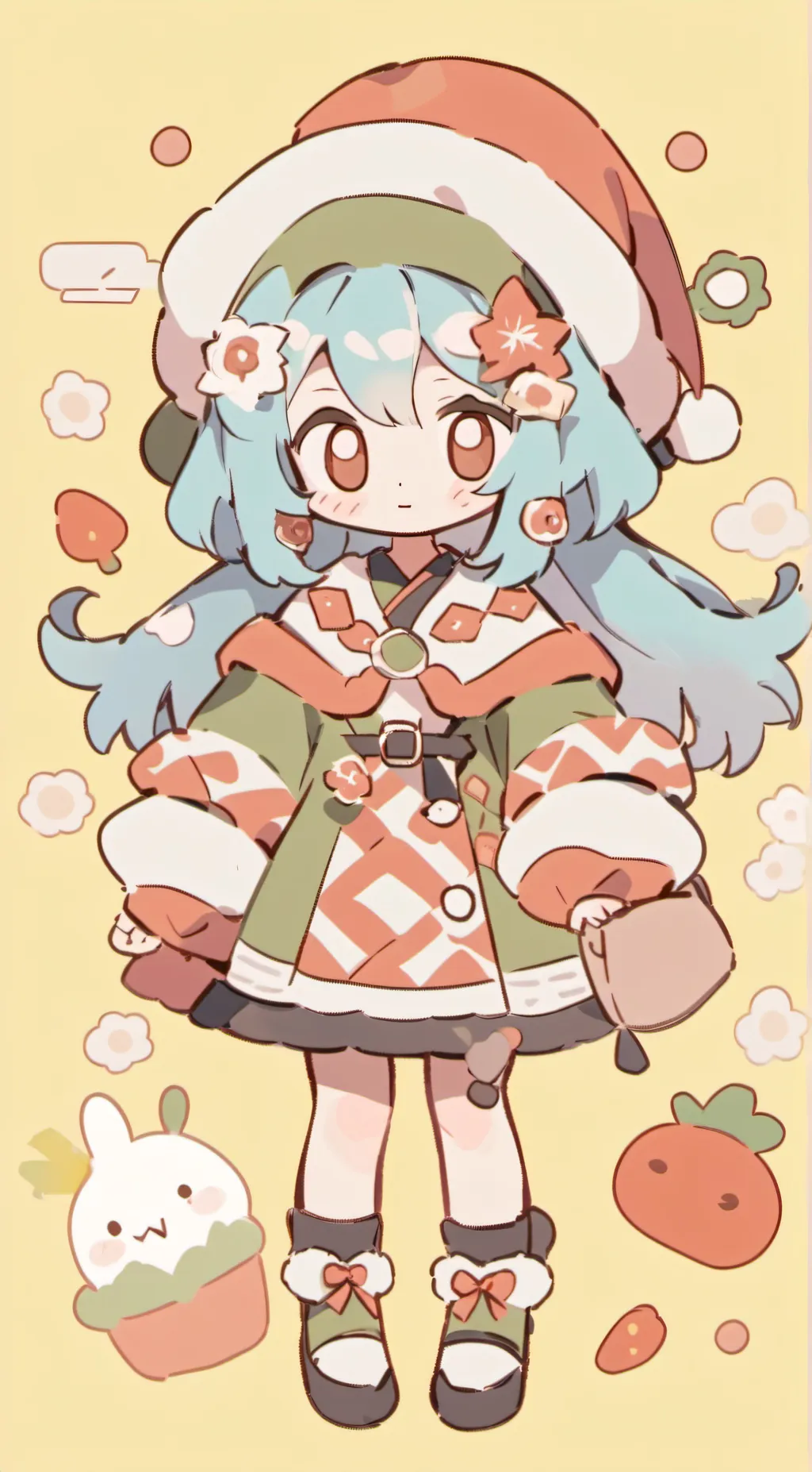 ai character: test the baby  background