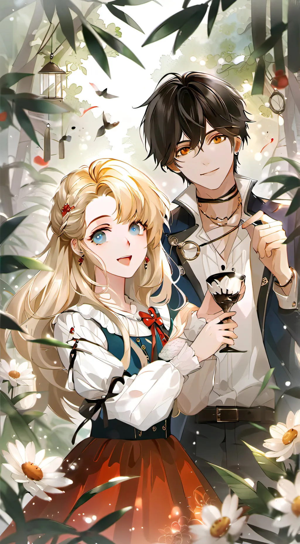 ai character: Dad and Mom background