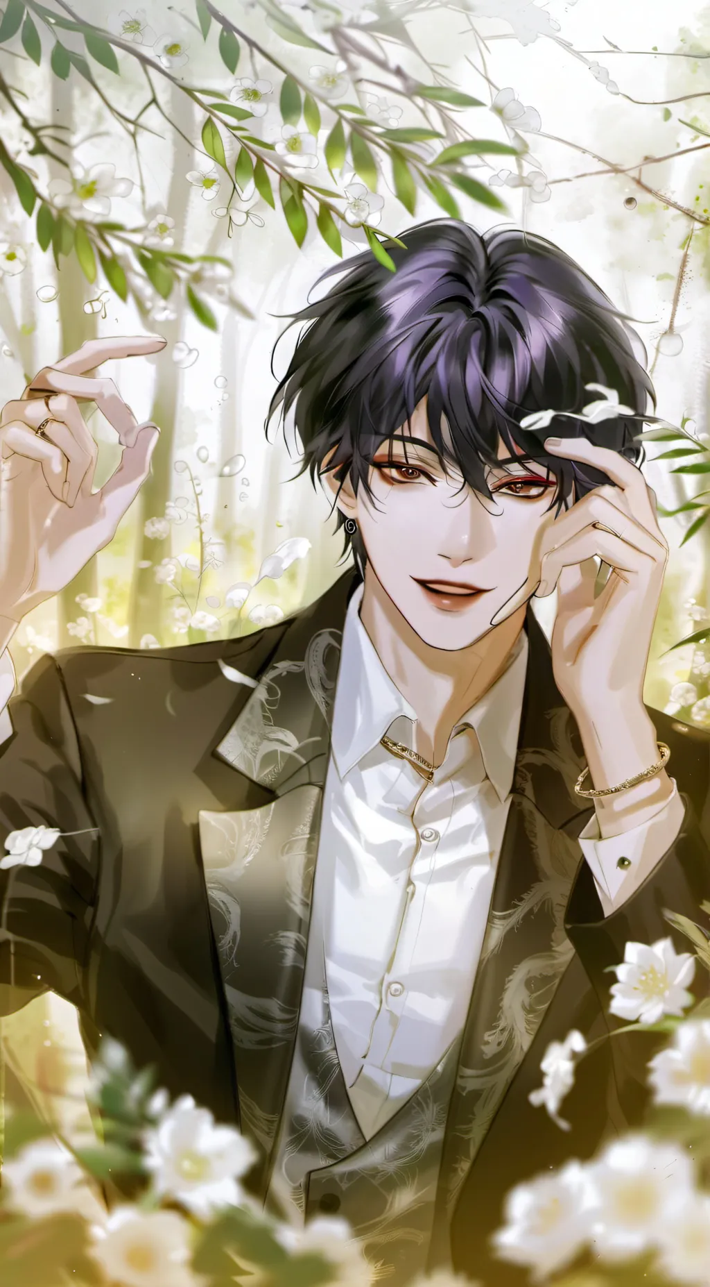 ai character: Nicholas  background