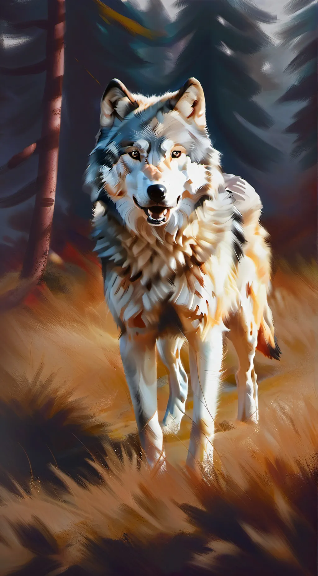 ai character: Dire wolf background