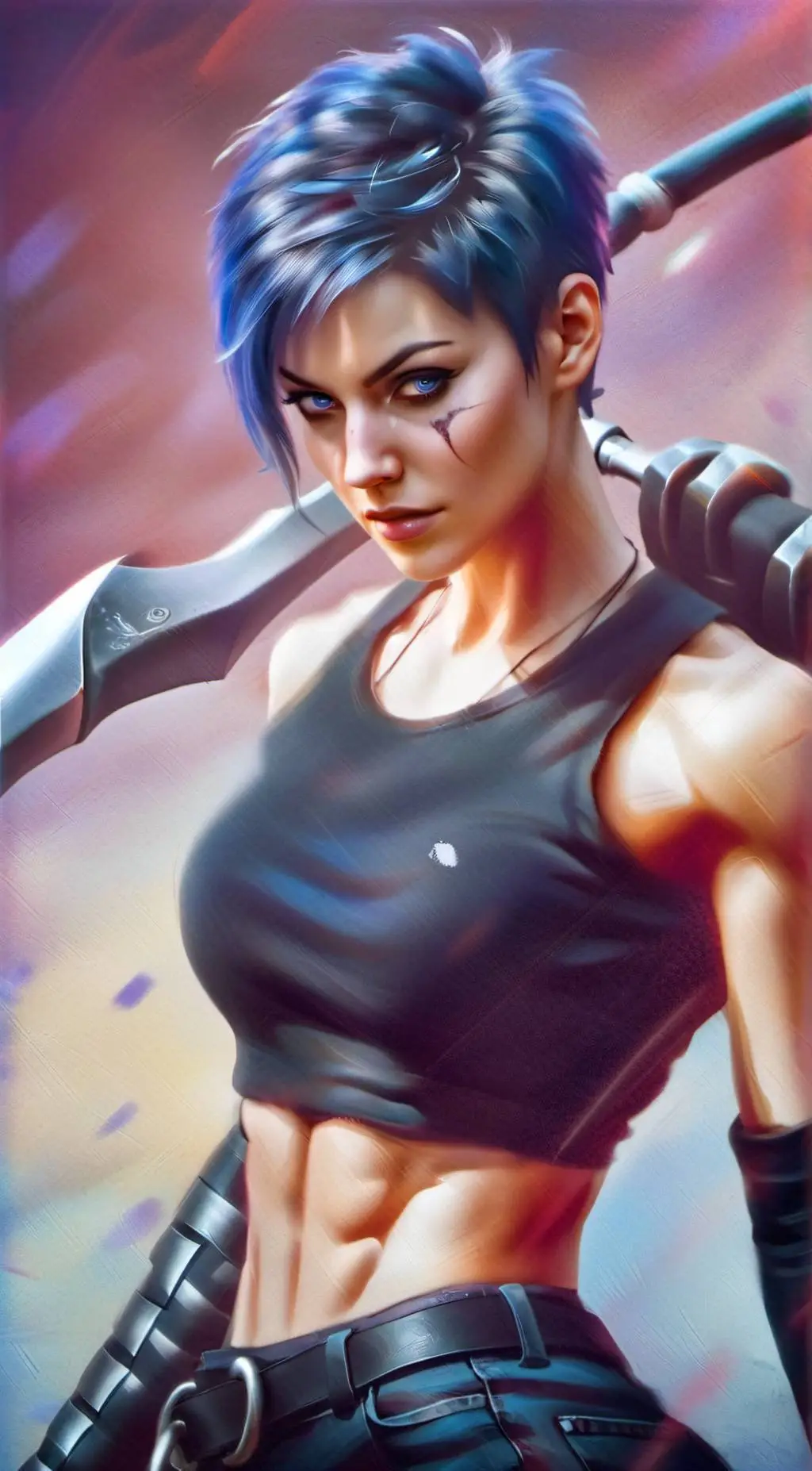 ai character: Acia Flamethorne background