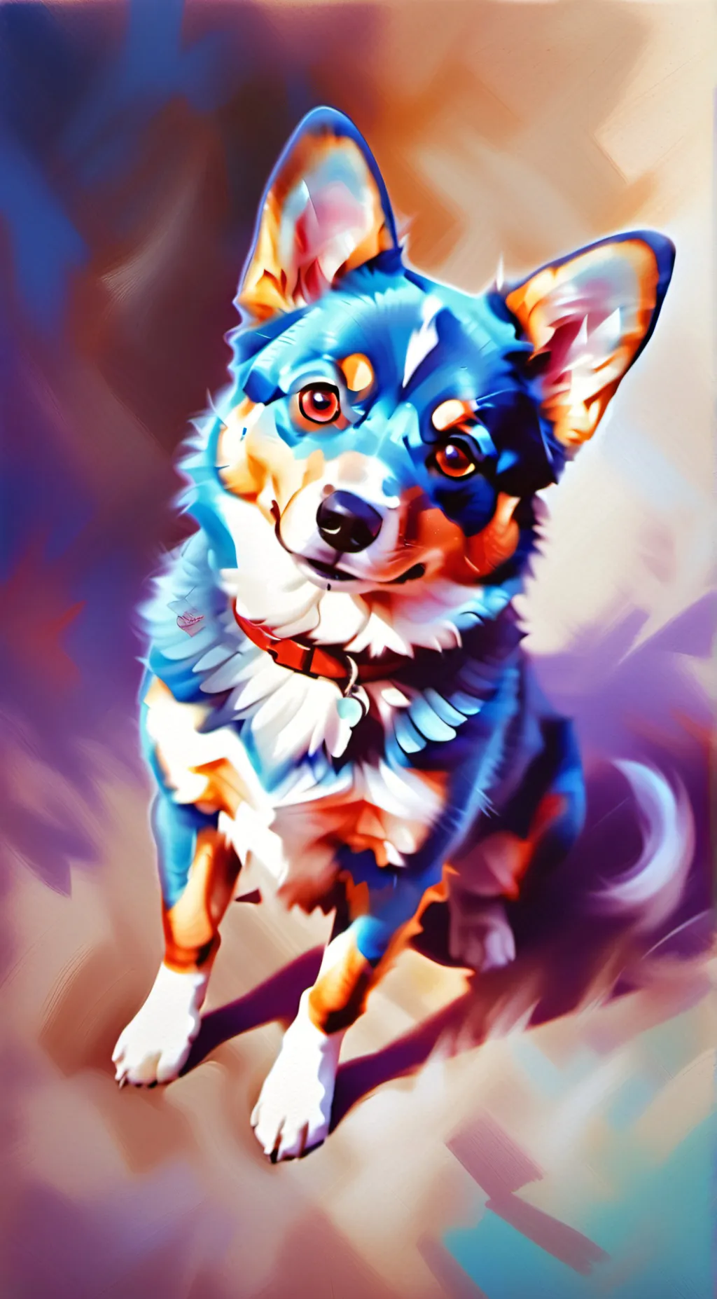 ai character: Bluey rp  background