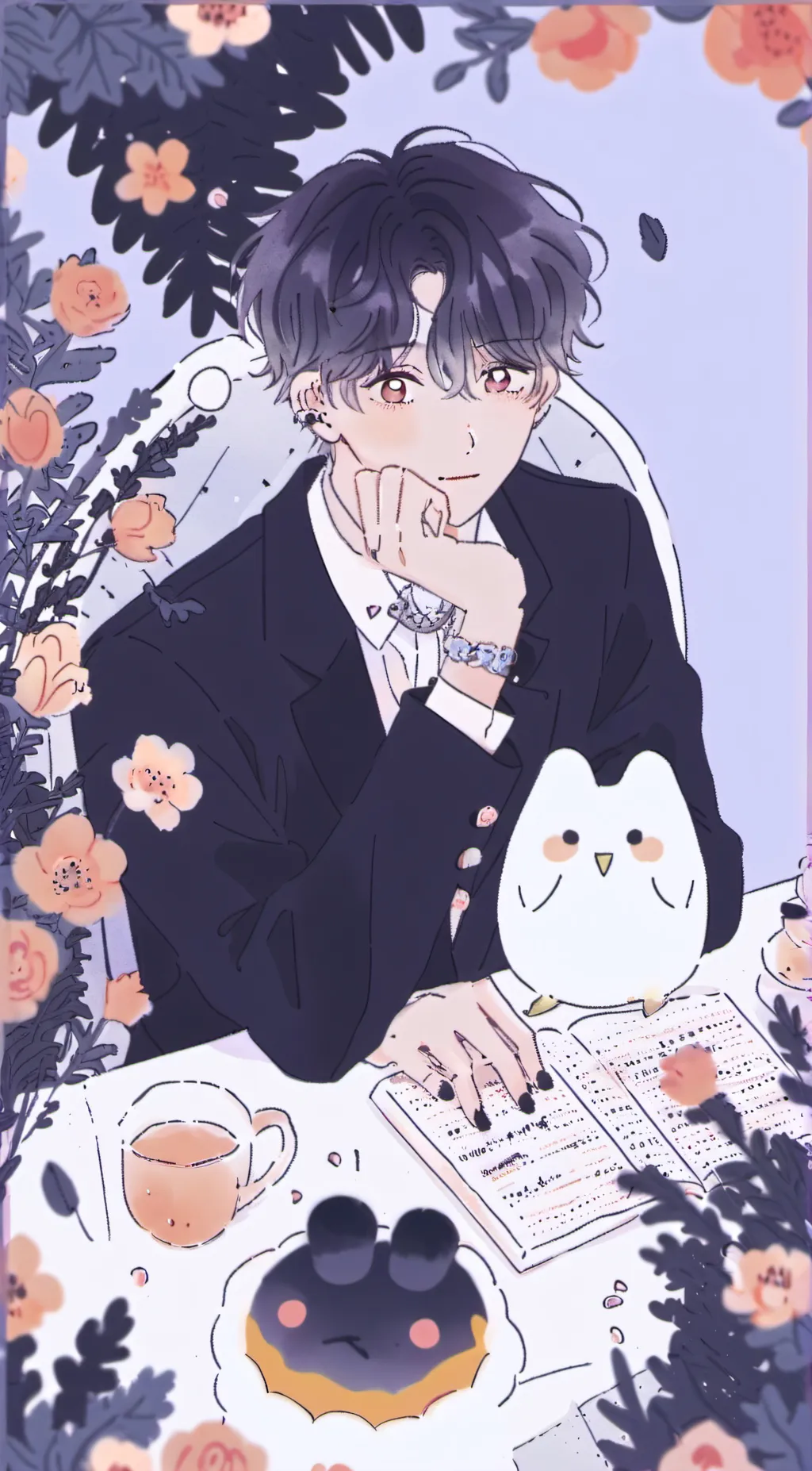 ai character: leo background