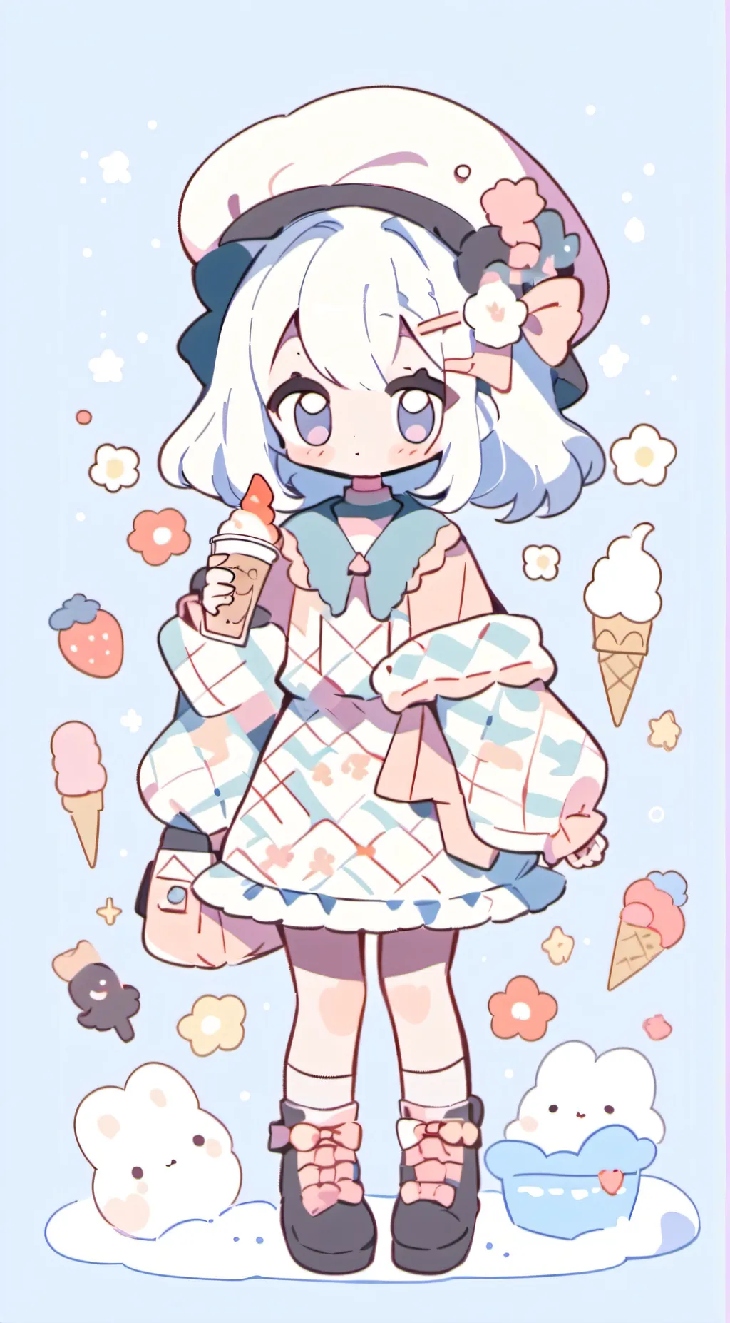 ai character: Ivy  background