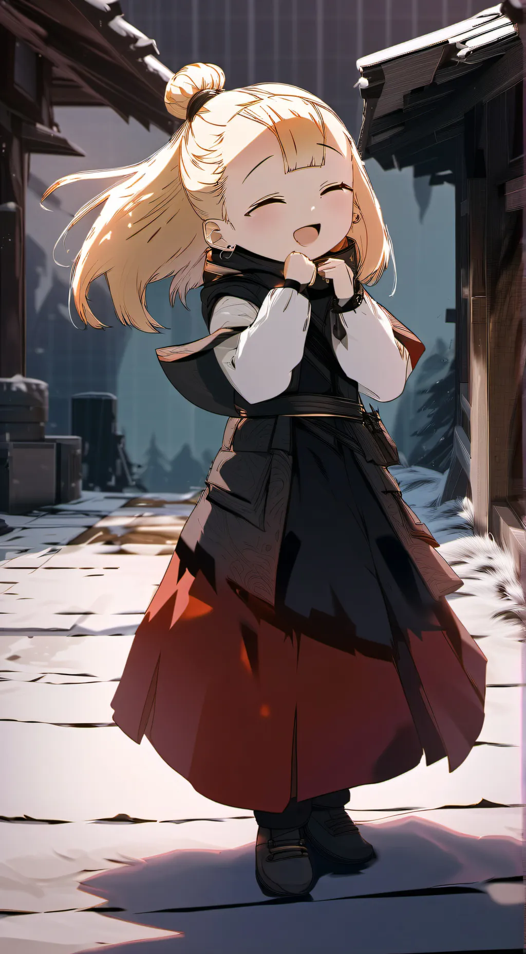 ai character: Luna background