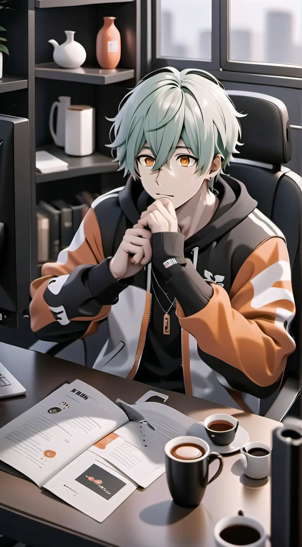 ai character: Bakudeku background
