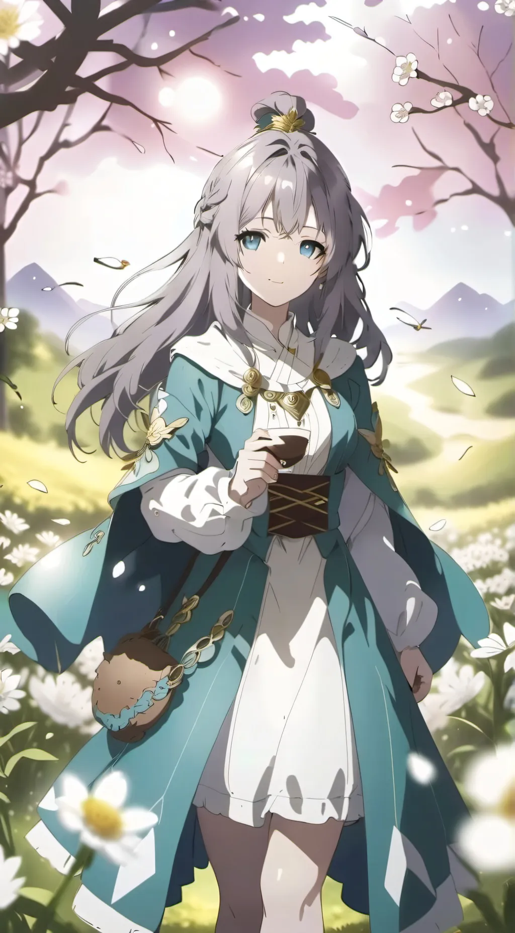 ai character: (Giant world) background