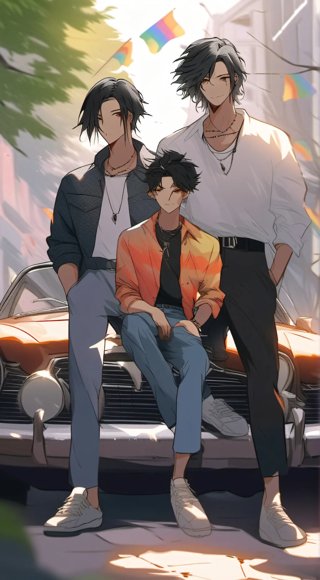 ai character: Cosmo alex miles background