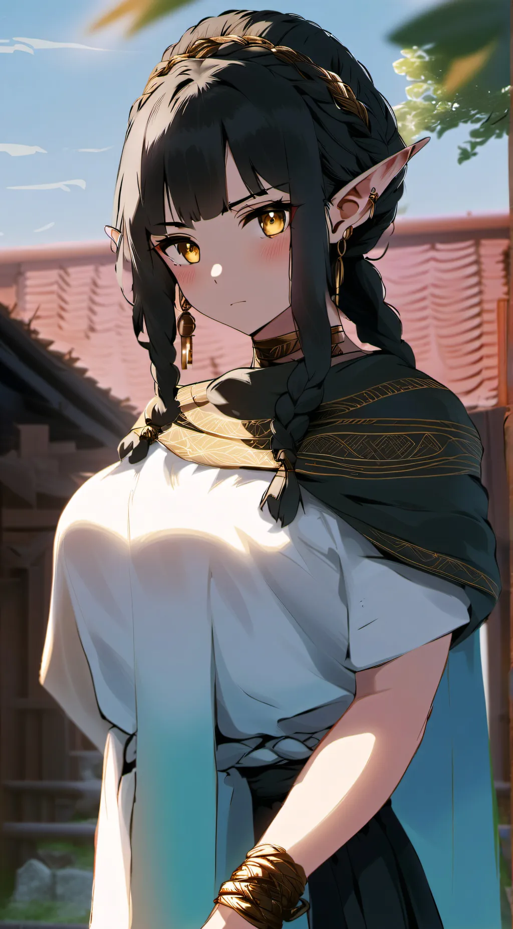 ai character: Elara background