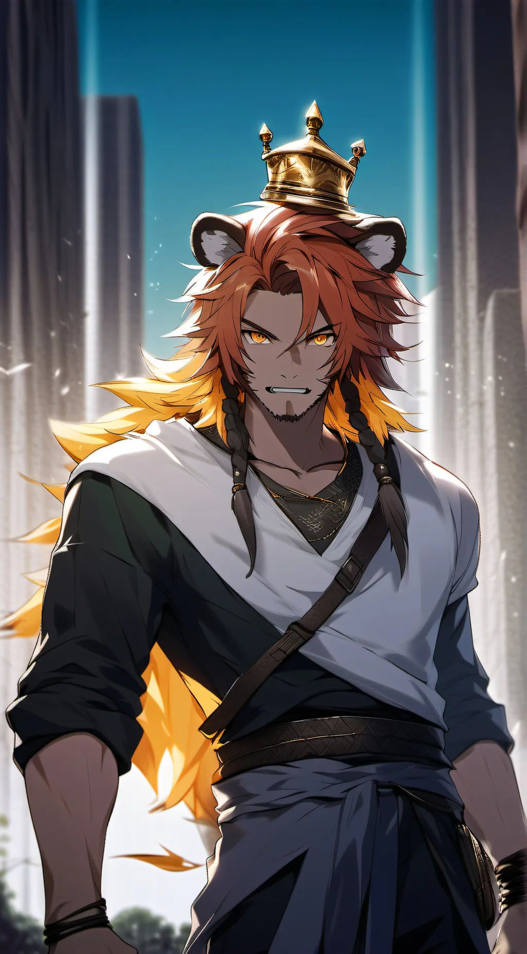 ai character: Leo (Male) background