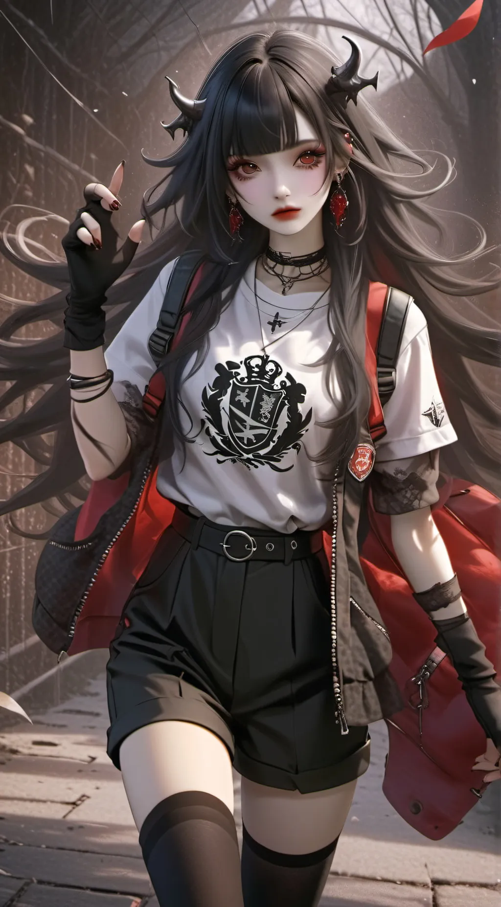 ai character: Charlotte Afton  background