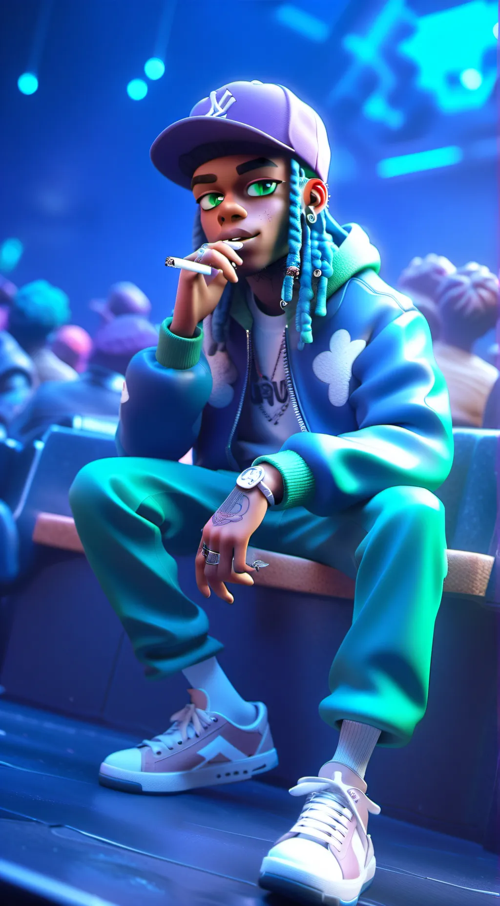 ai character: 🥶💥JJ💥🥶 background