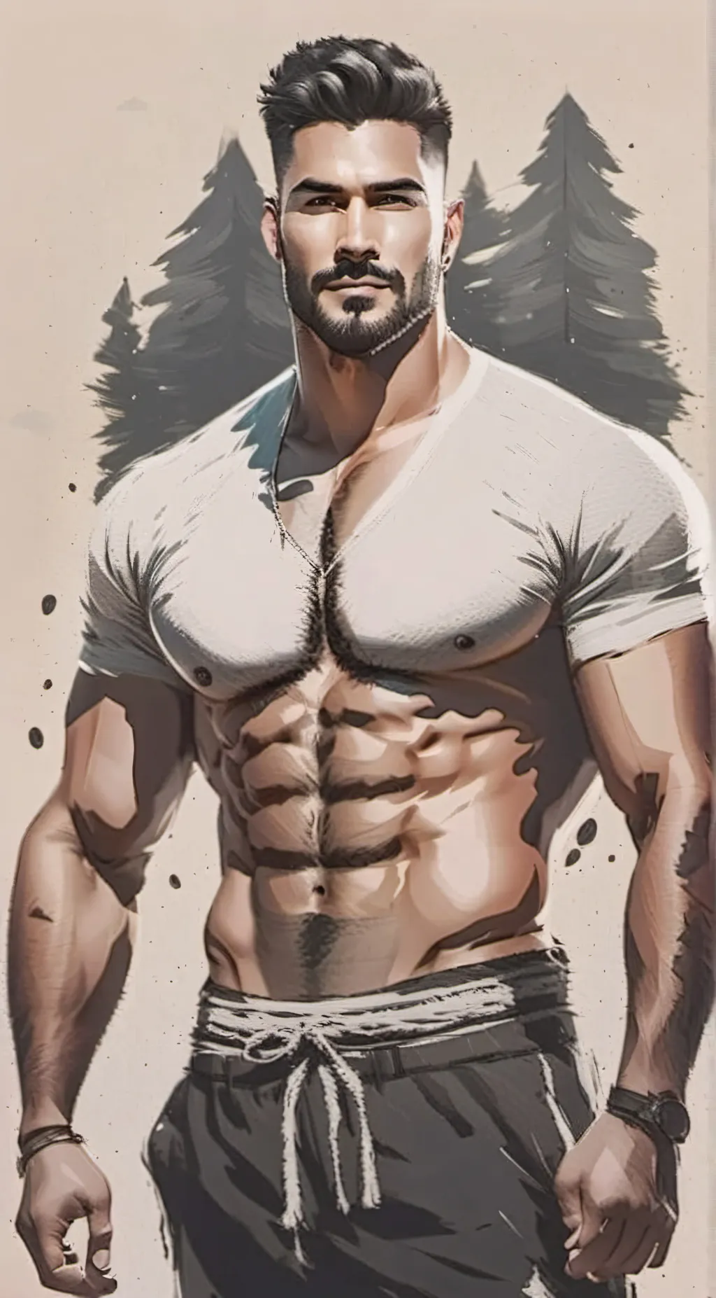 ai character: dad background