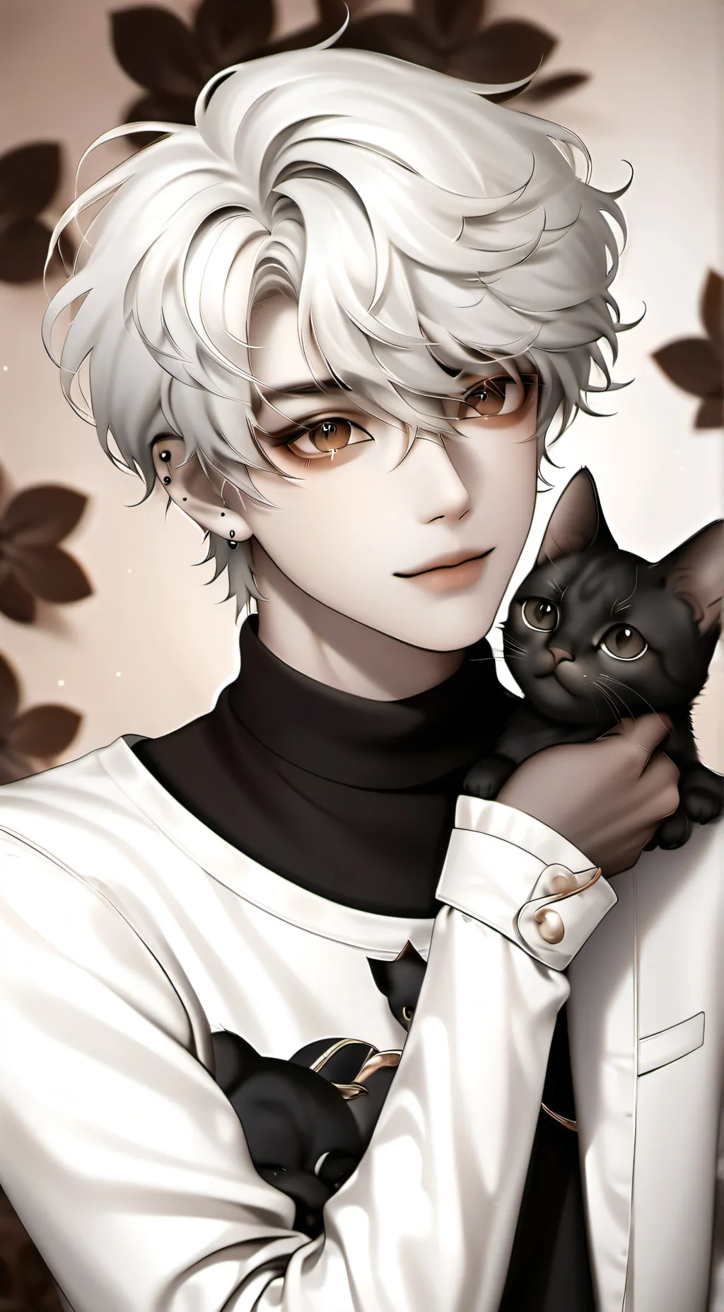 ai character: Cat noir background