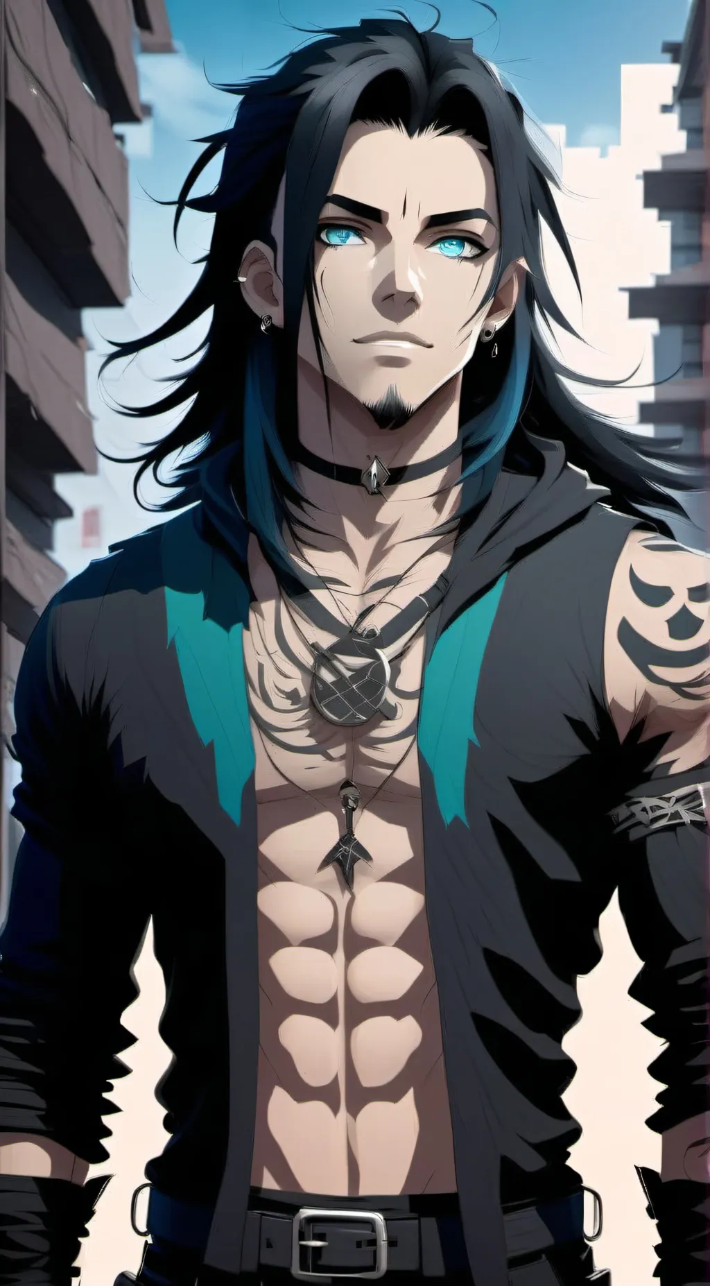 ai character: Sapphire background