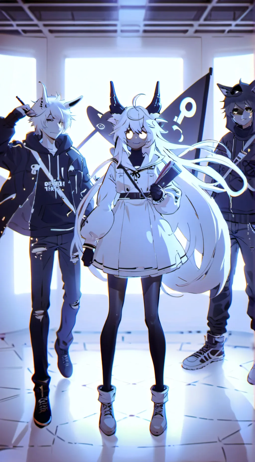 ai character: Oliver Miss circle background