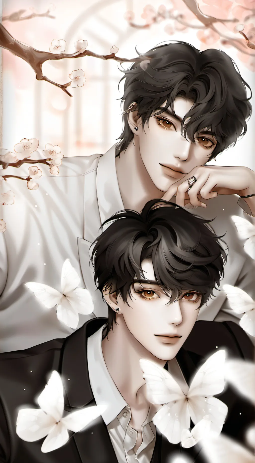 ai character: 🖤killer and error❤ background