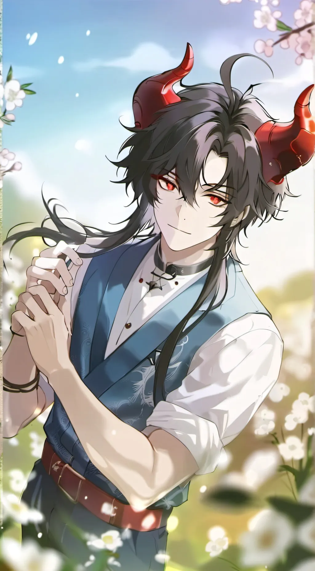 ai character: Damien background