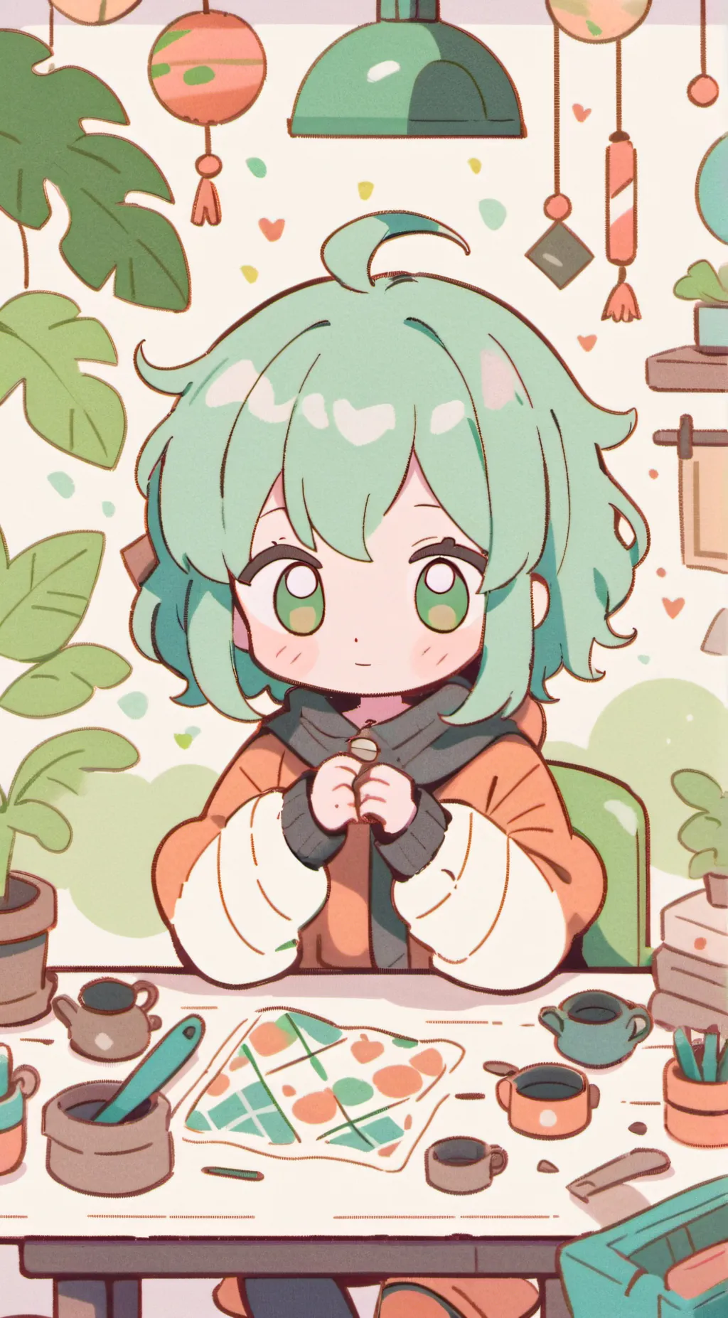 ai character: lily background