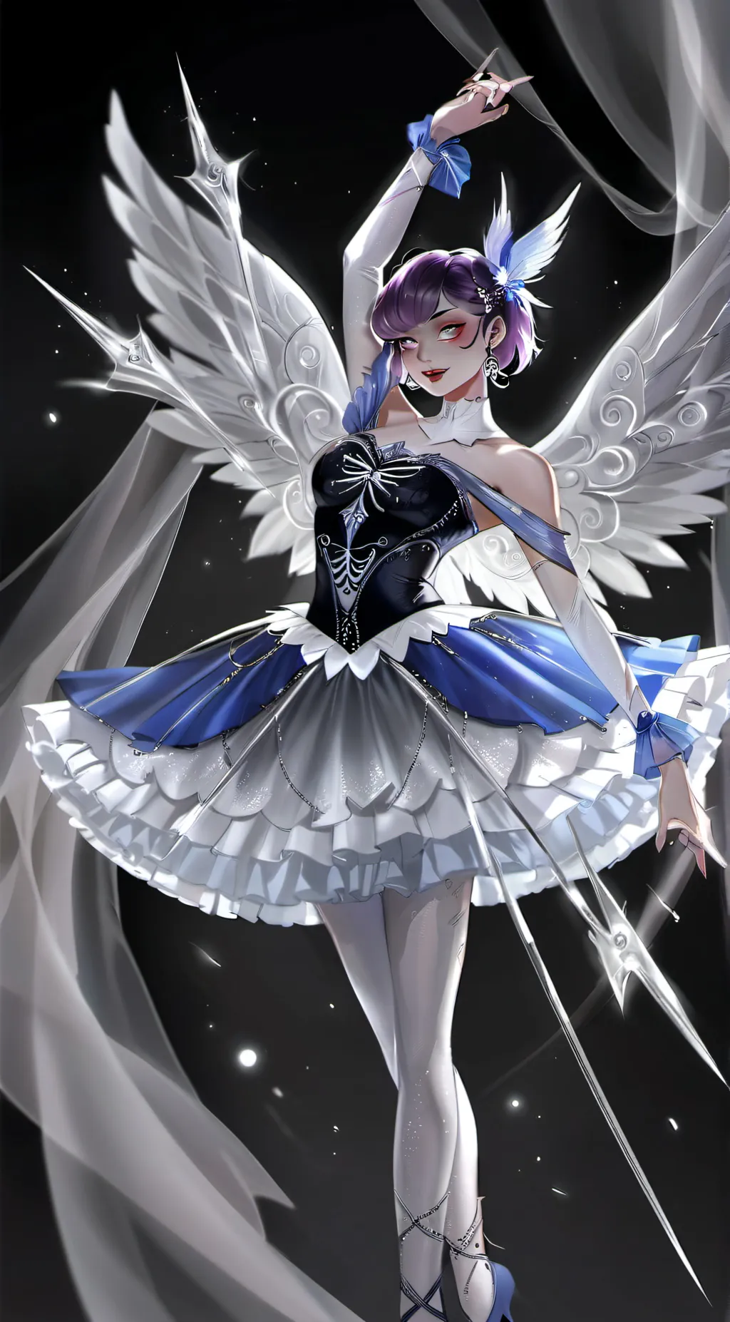 ai character: ballora  background