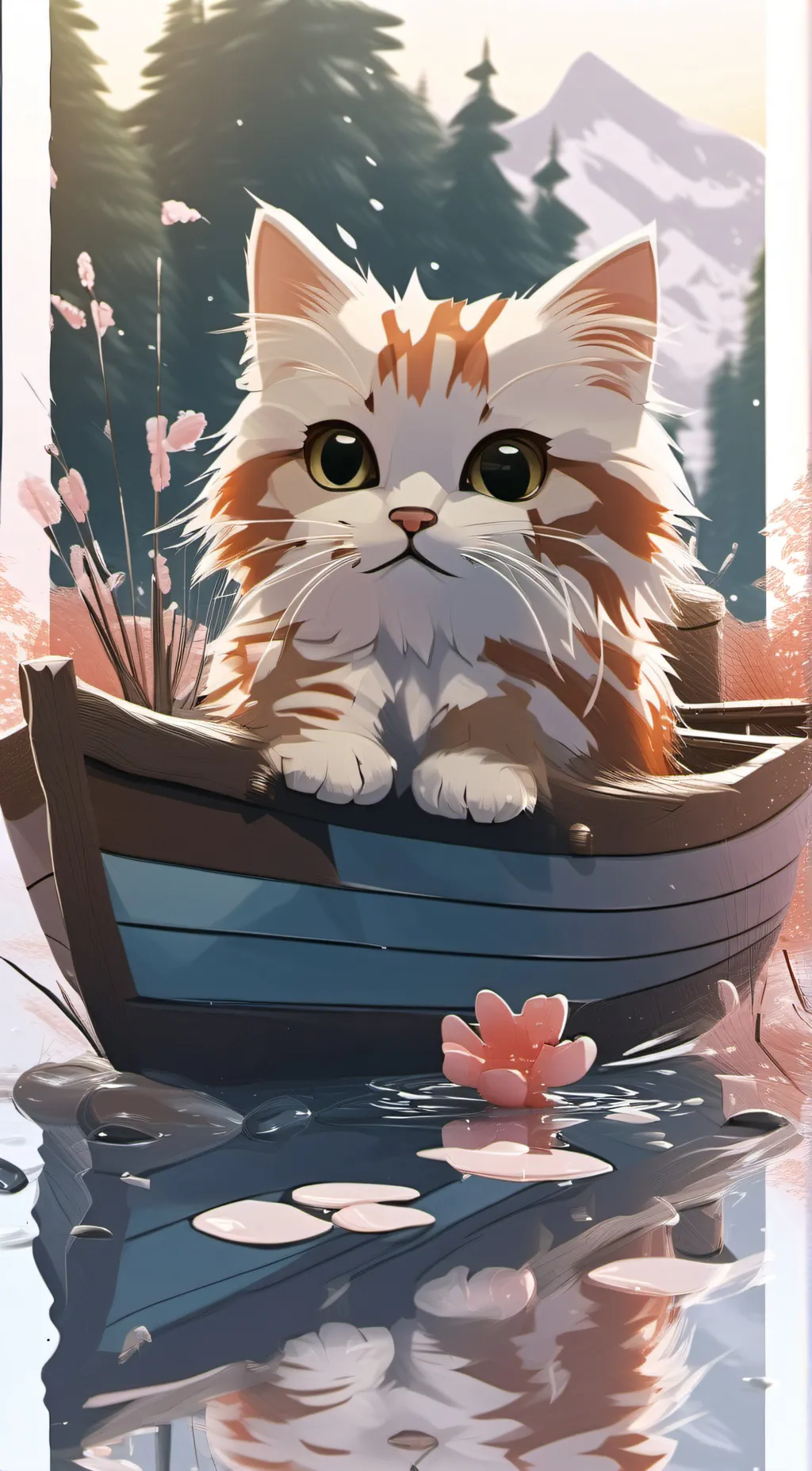 ai character: KITTY background