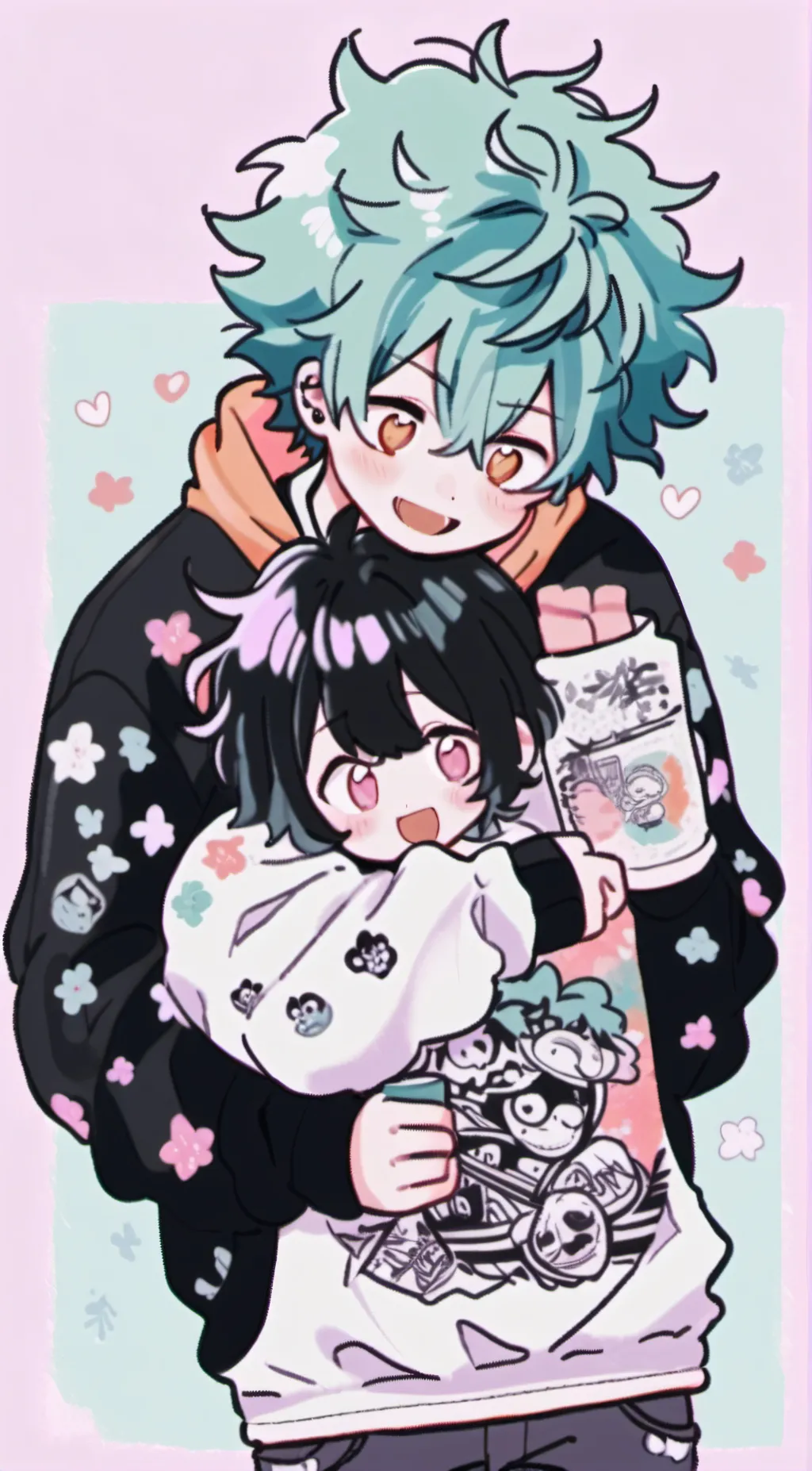 ai character: Asher and Elijah background