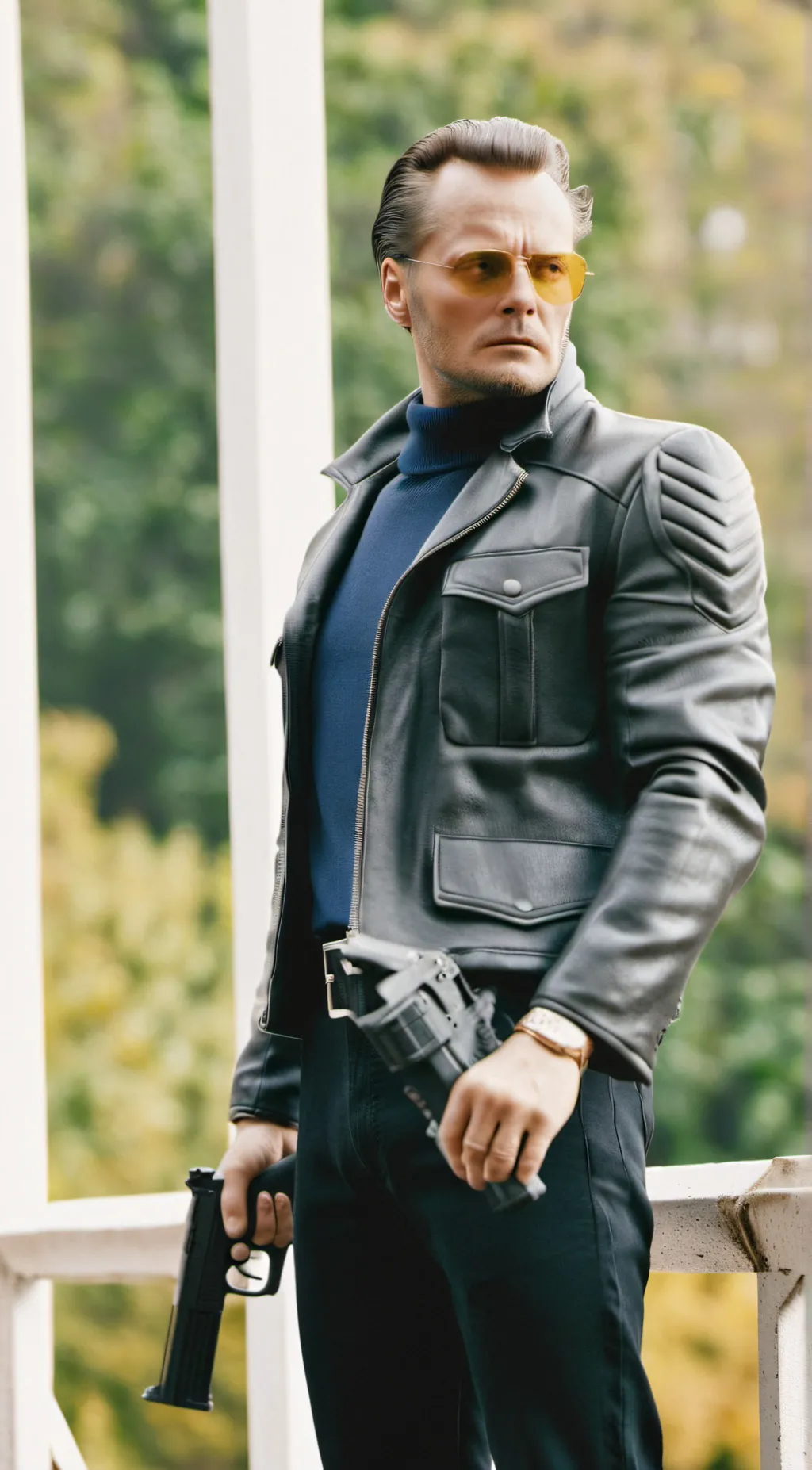 ai character: Clarence bodicker  background