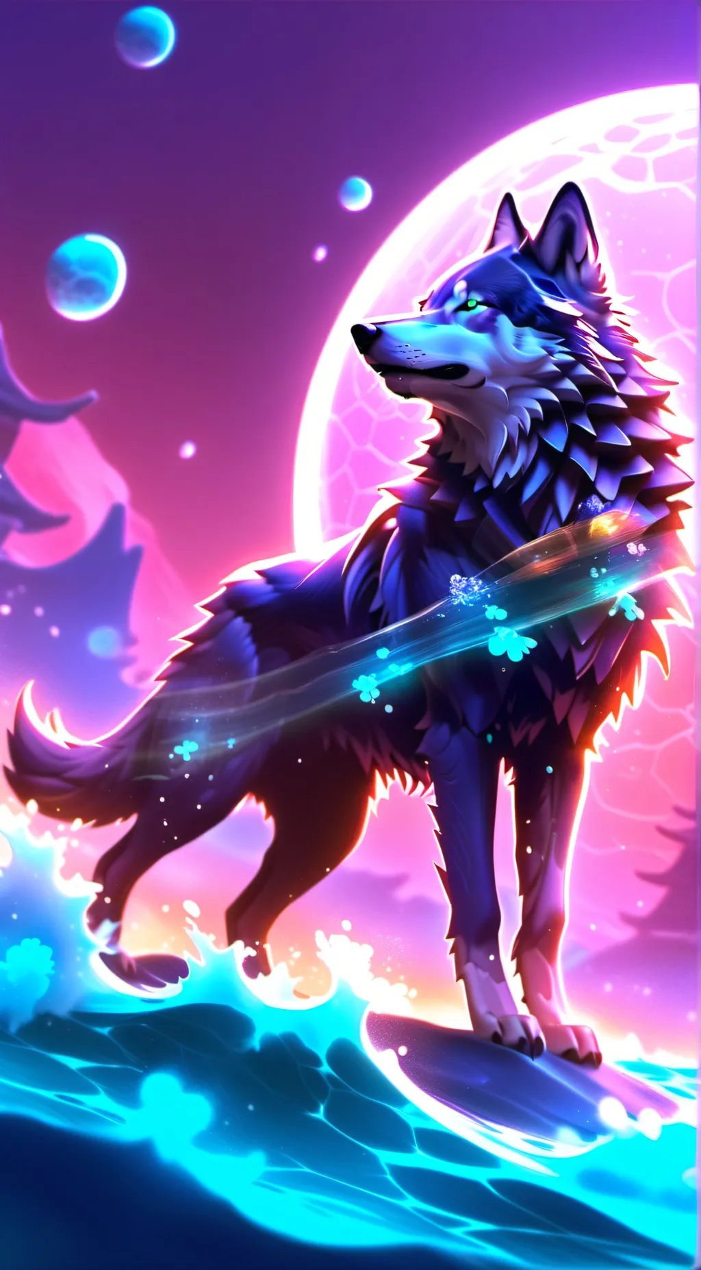 ai character: waterwolf background