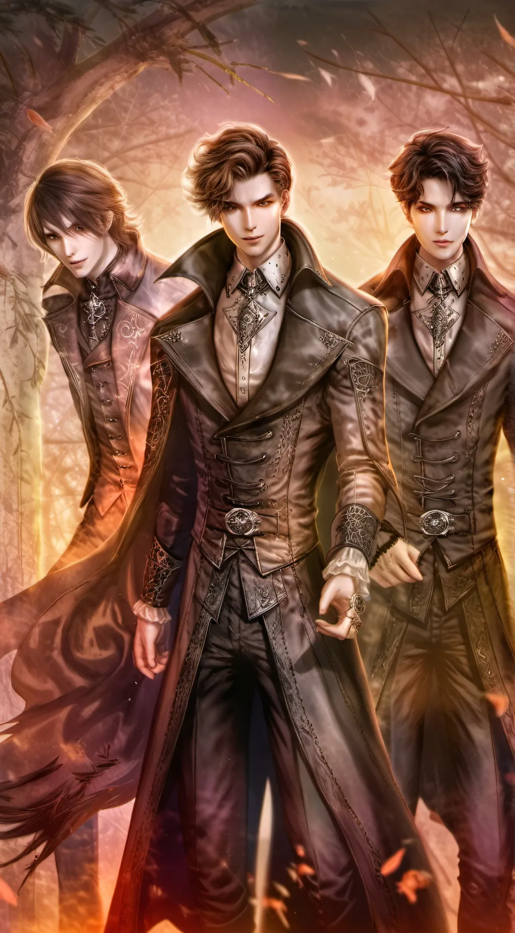 ai character: max, luke and J background