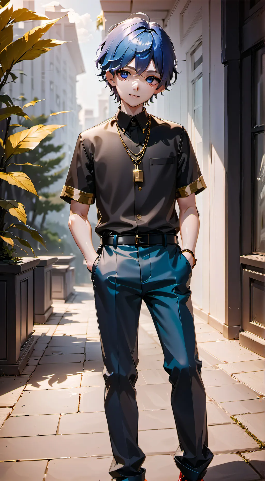 ai character: icar background