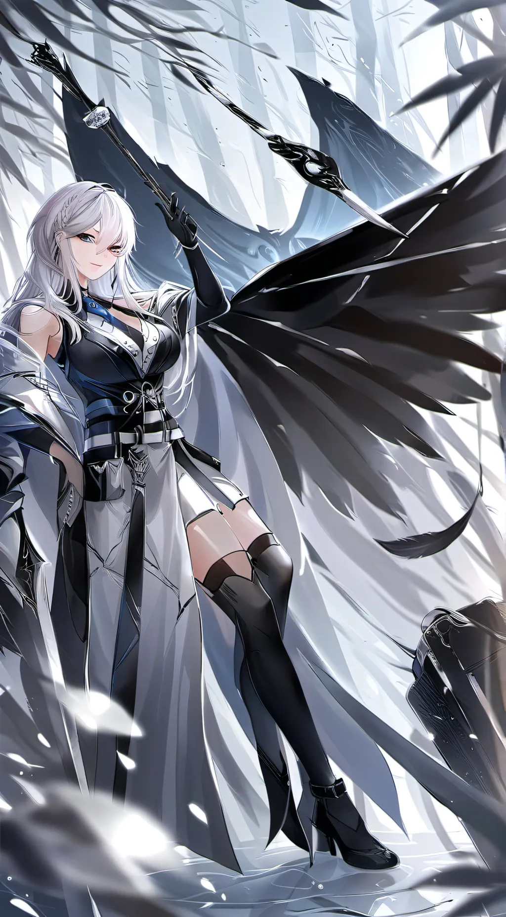 ai character: Selene  background