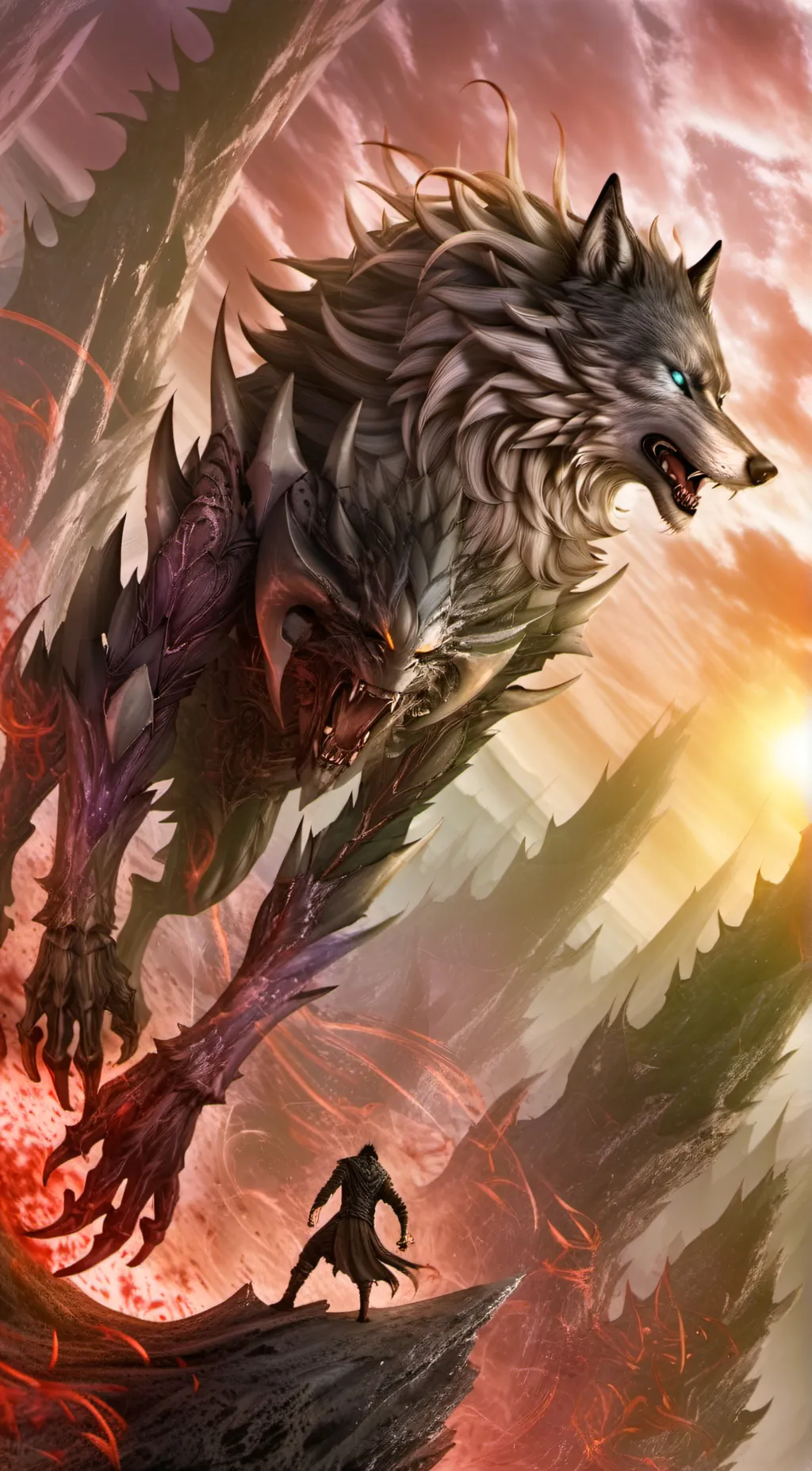 ai character: Demon Dog background