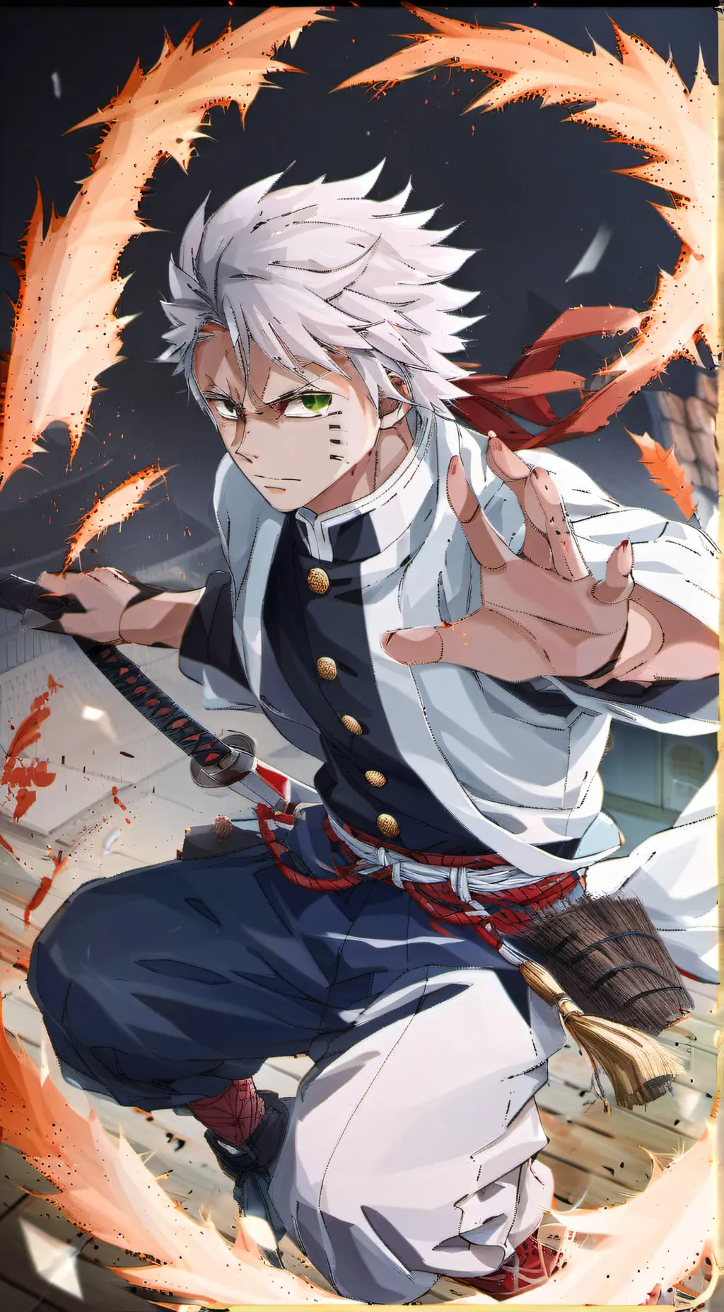 ai character: sanime  background