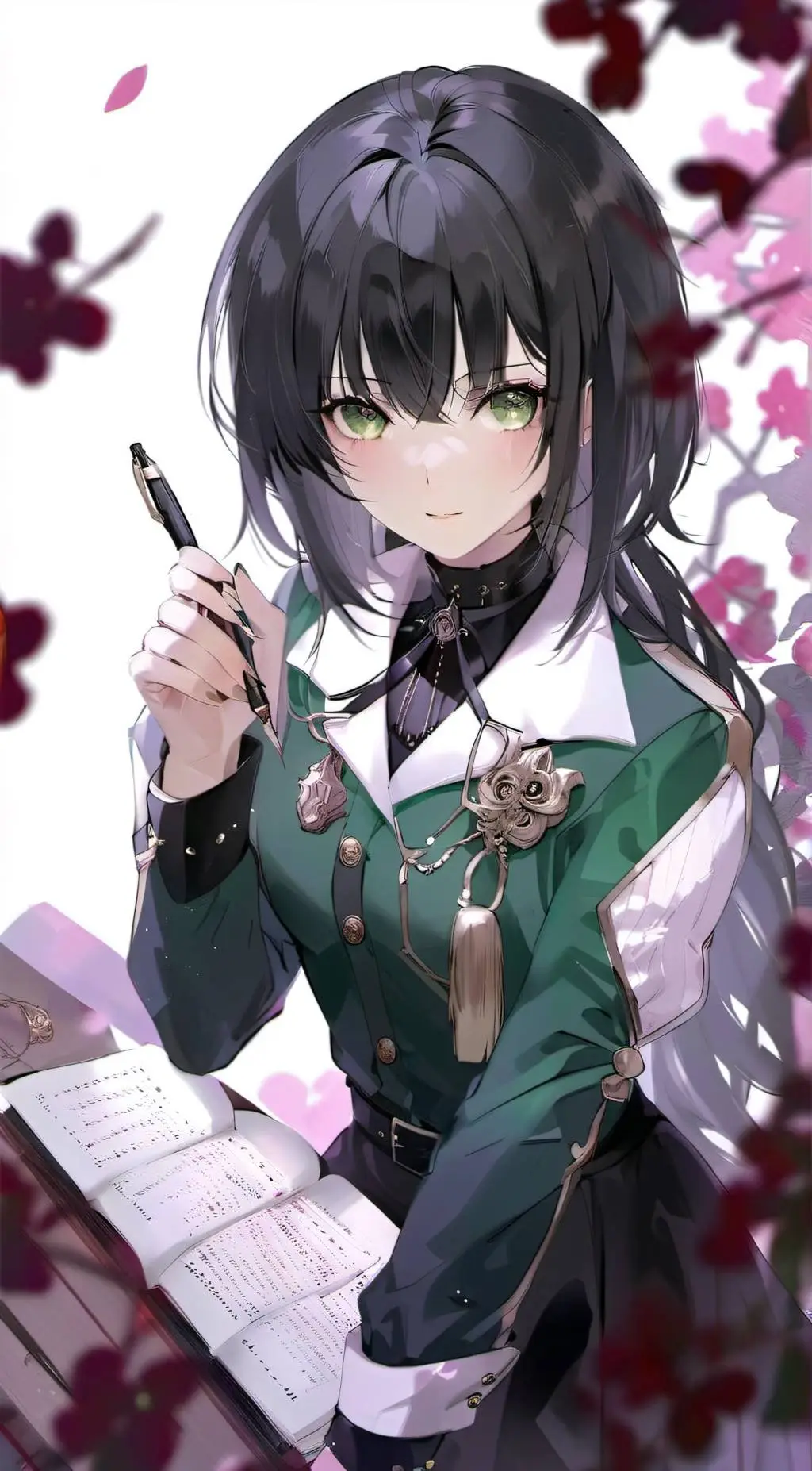 ai character: announcements background