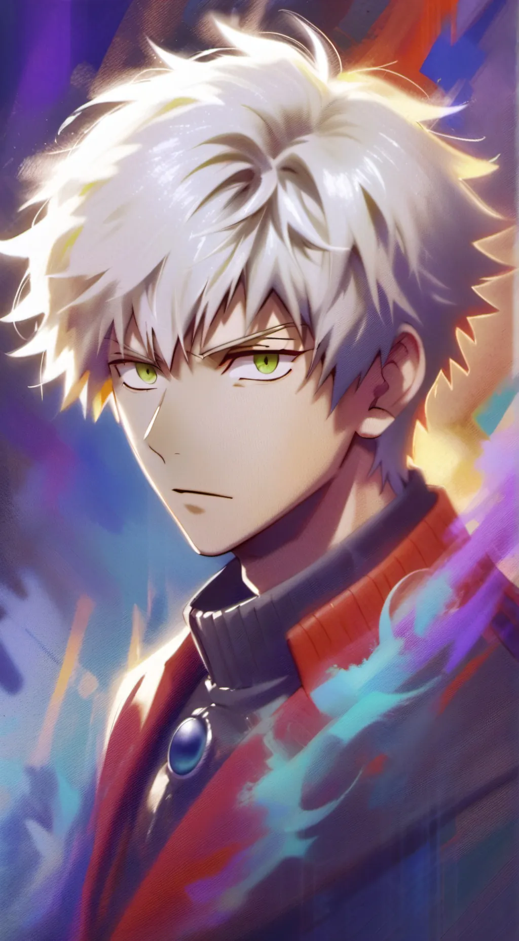 ai character: Bakugo  background