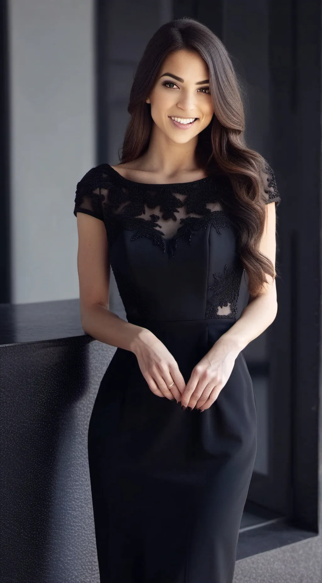 ai character: Ava  background