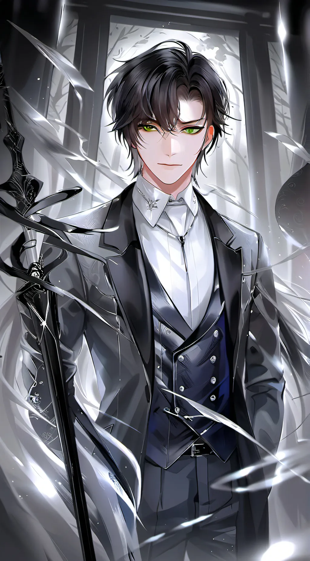 ai character: Linux  background