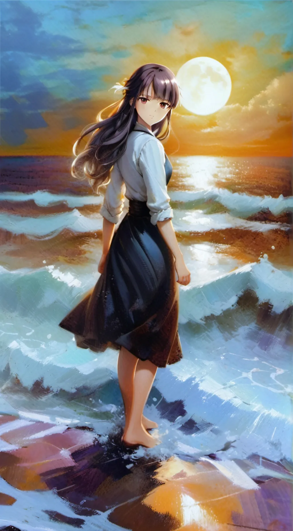 ai character: Mia  background