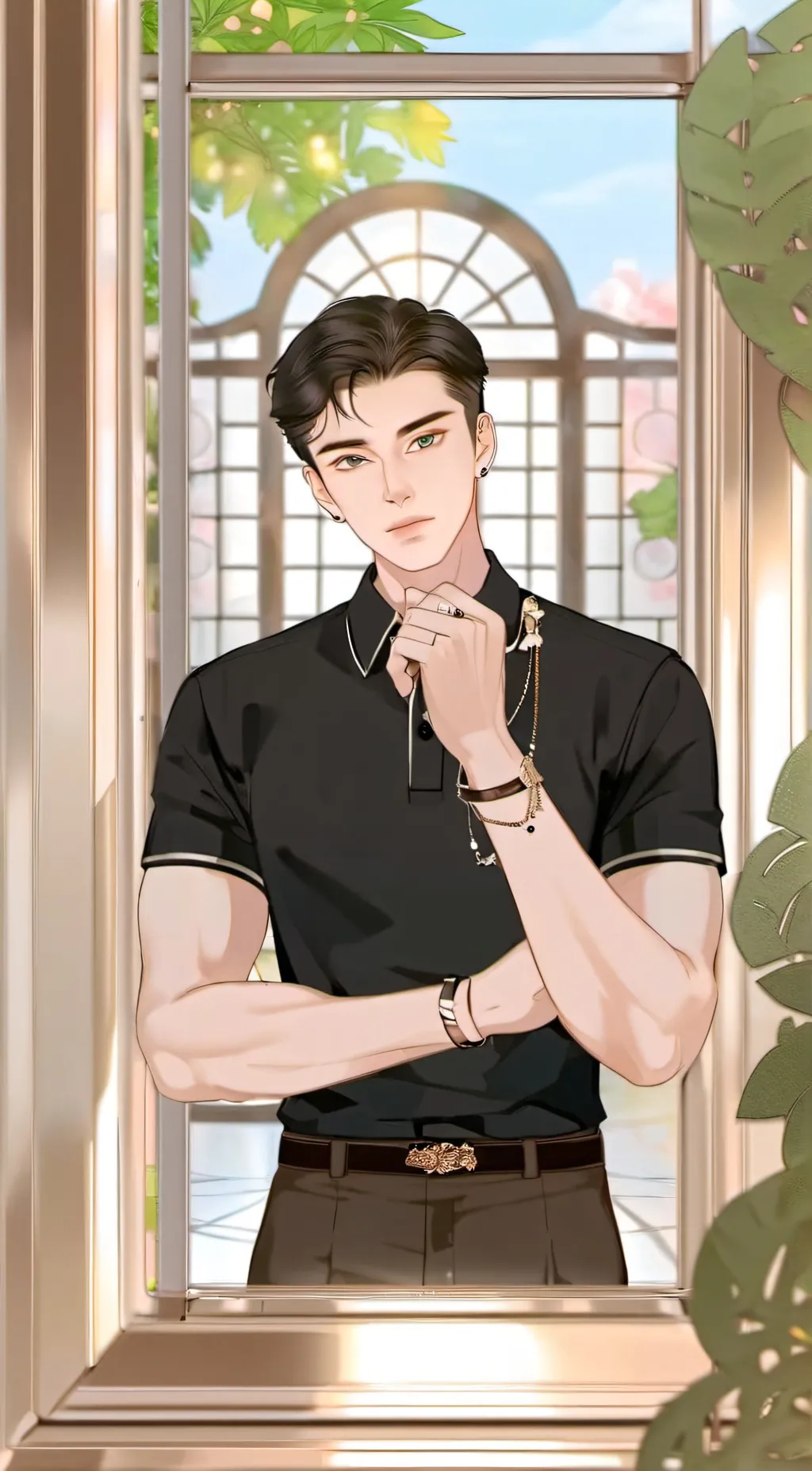 ai character: Eiser Grayon background