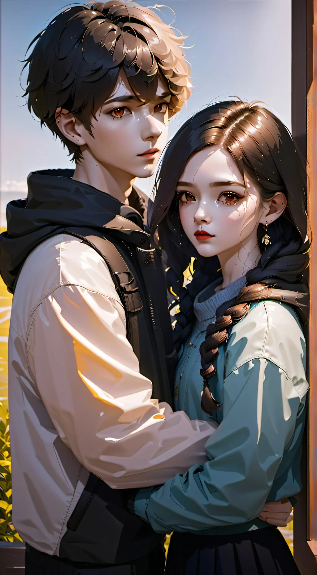 ai character: claire with eric♡ background