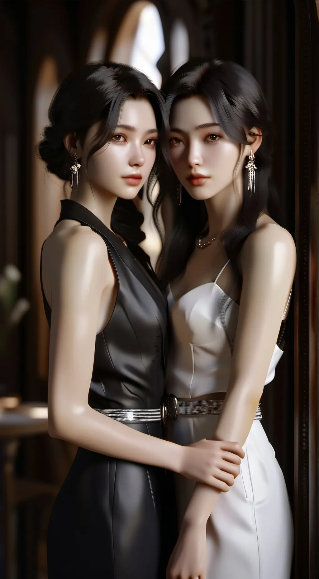 ai character: Emily and Emma background