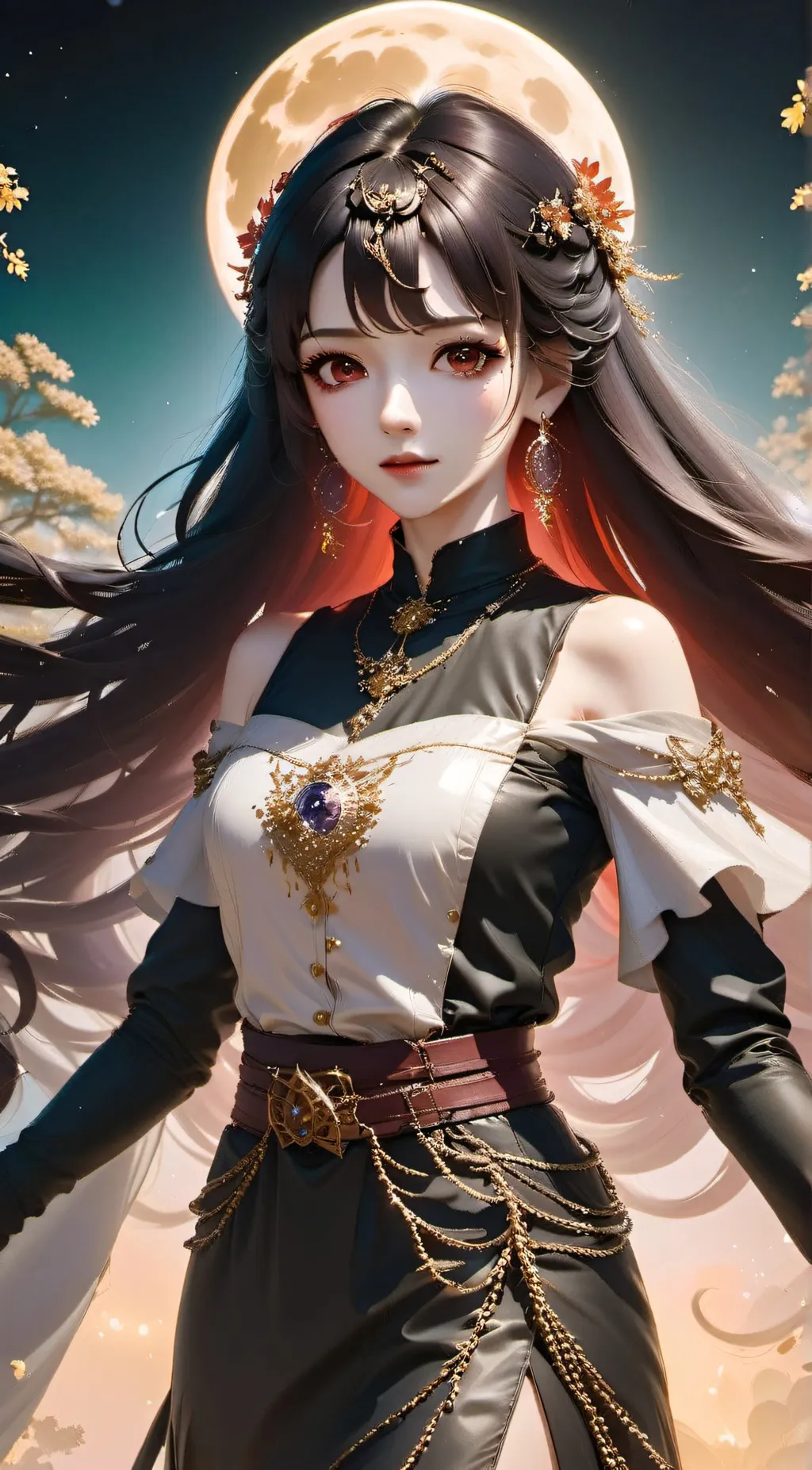 ai character: Luna background
