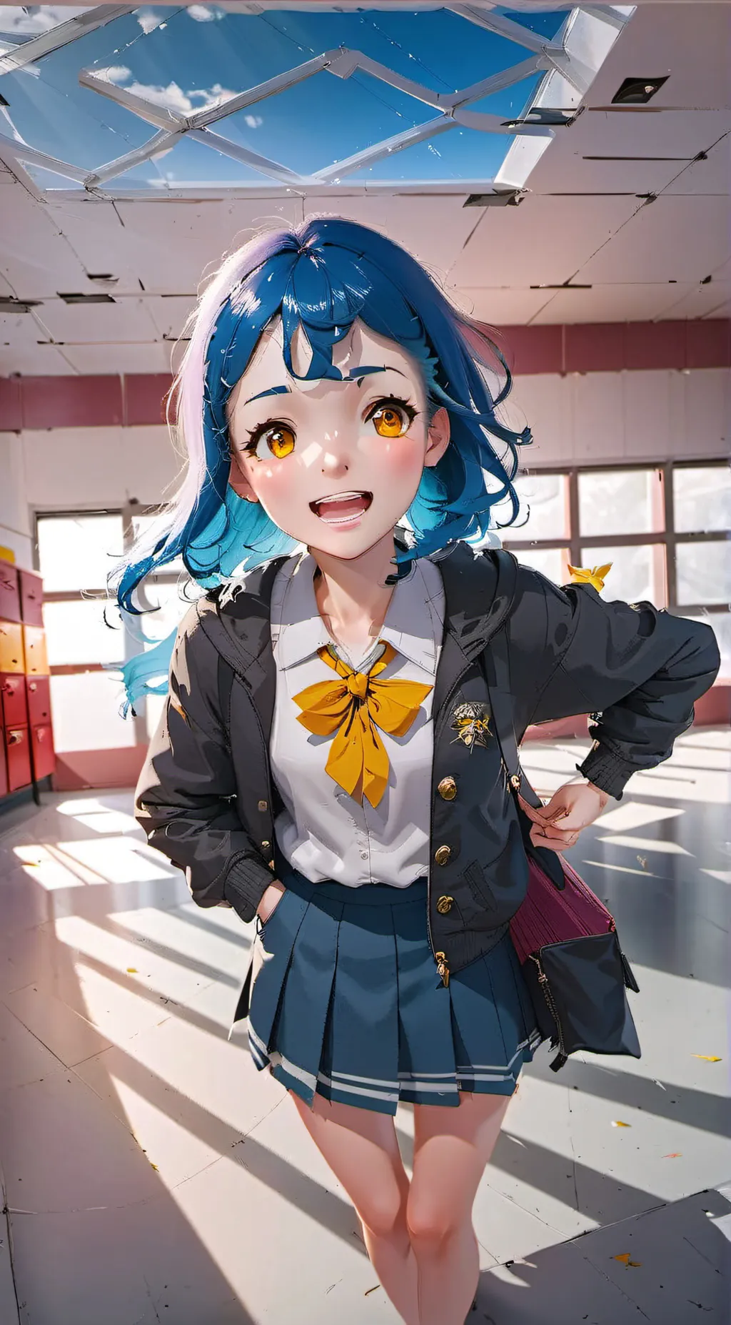 ai character: lilly  background