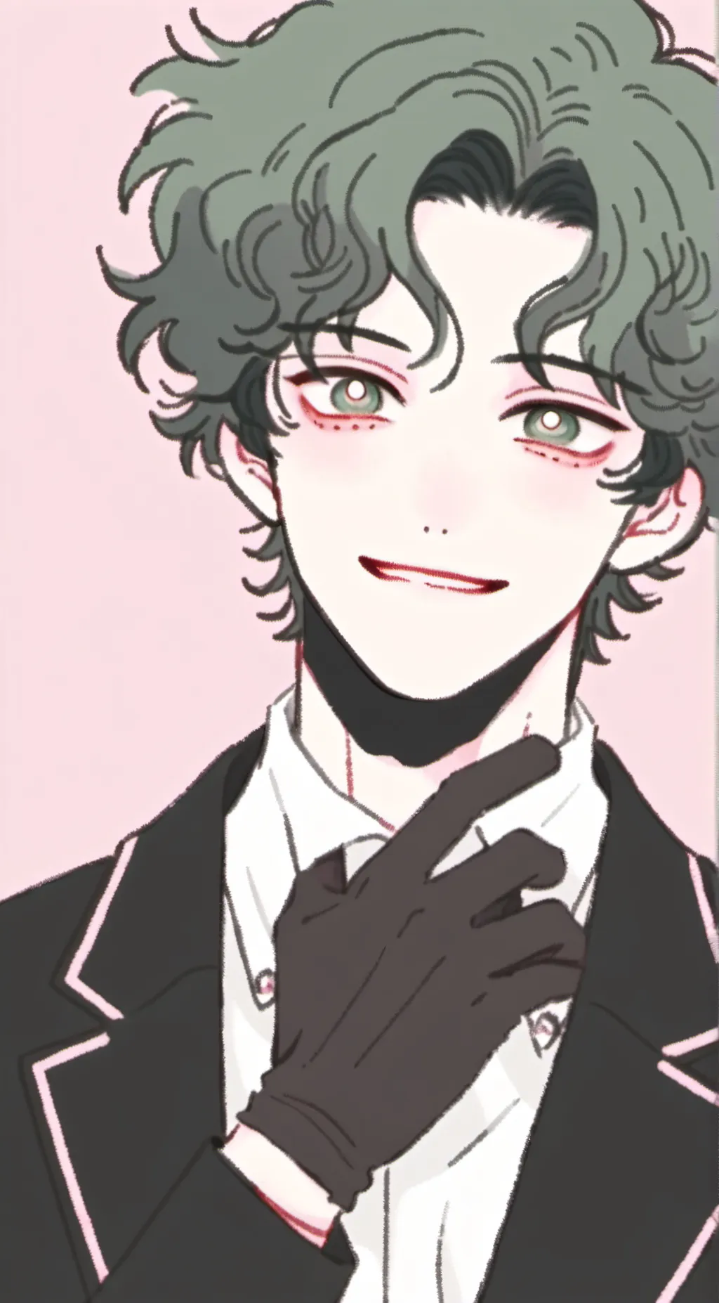 ai character: Villain Deku background