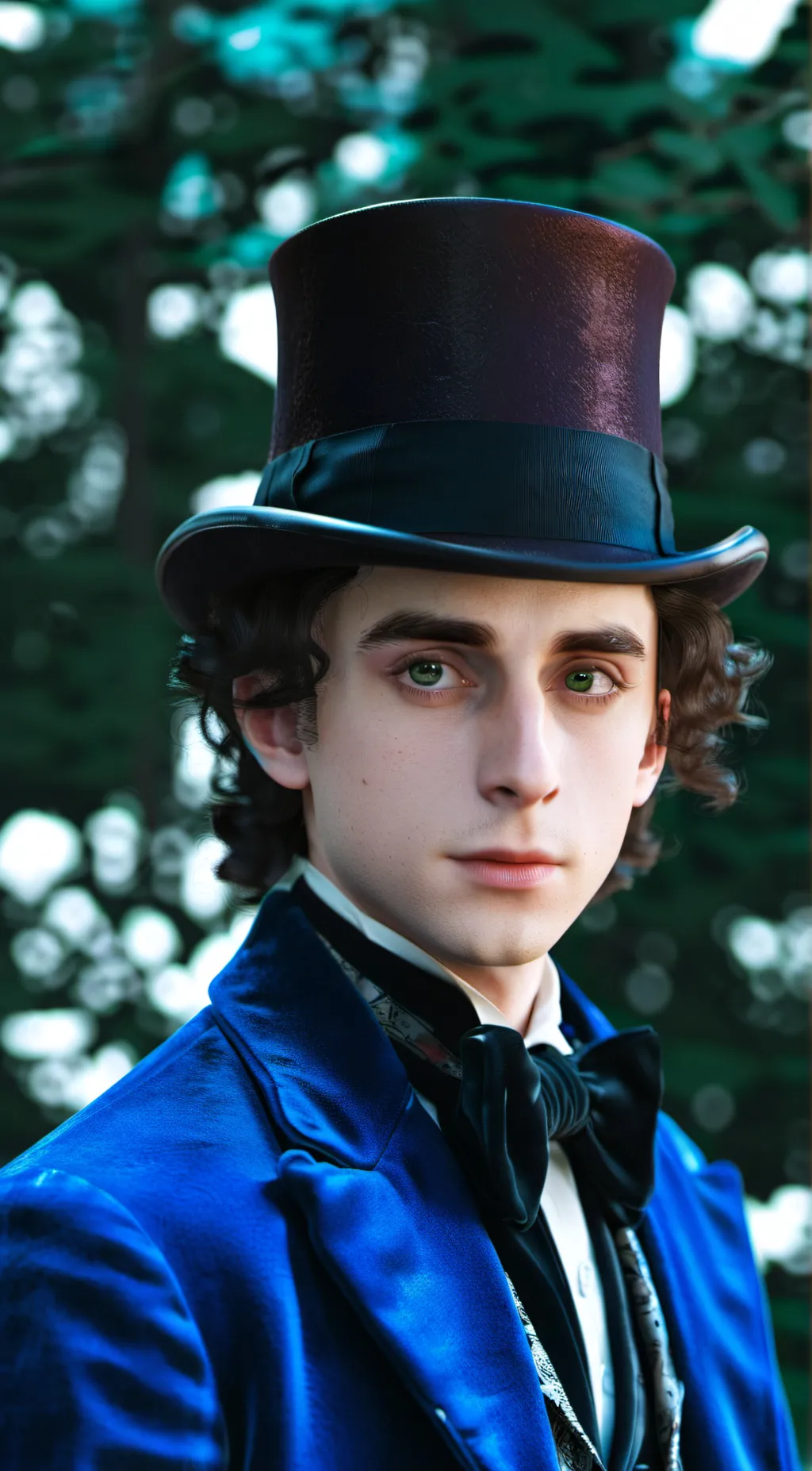 ai character: Timothée Chalamet background