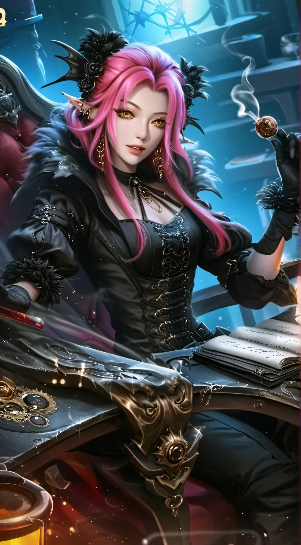 ai character: Lady Florence  background