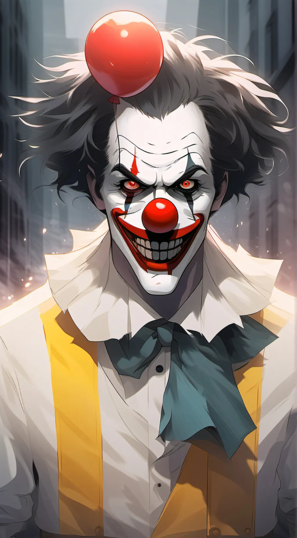ai character: killer the clown background
